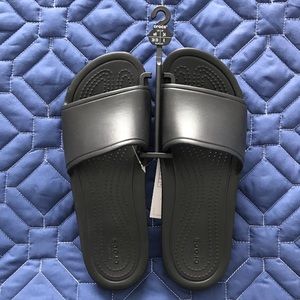 Crocs Sloane Slides: Black, size 8 women’s - New!